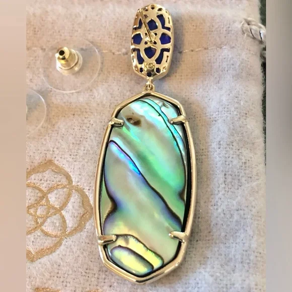 EUC Kendra Scott Statement Elle Earrings - Picture 9 of 11